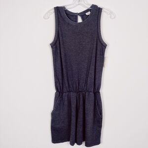 J.O & Co Women's Romper in Black Size XL Cotton and Japanese Crepe Unique NEW